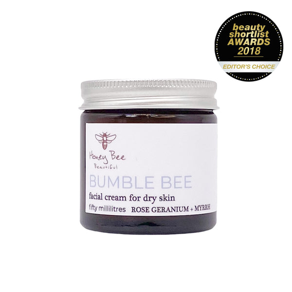 Nourishing face cream with raw Welsh honey and beeswax, formulated for dry and maturing skin.